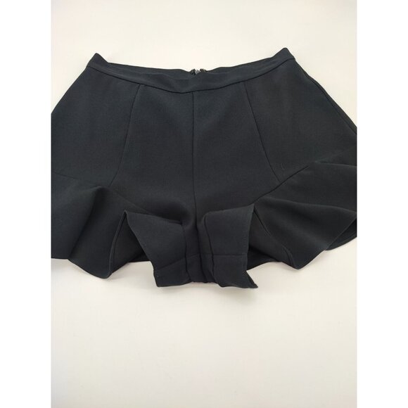 Intermix Women's Black Heavy Knit High Waisted Fit and Flare Skort Size S - Picture 3 of 9